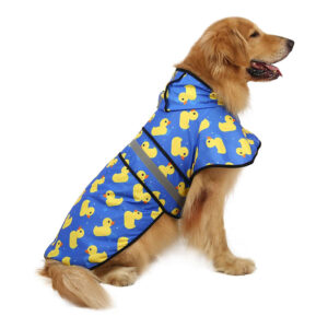Dog Raincoat Jacket Hooded